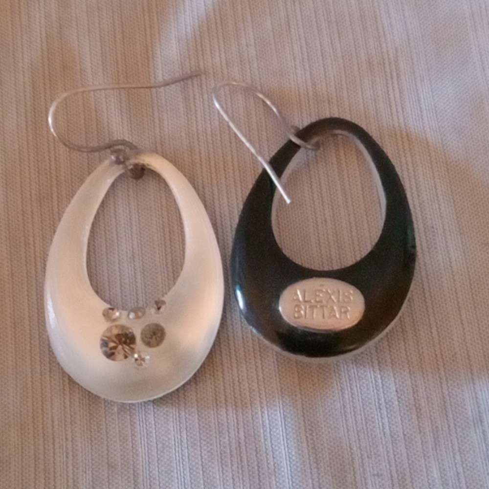 Vintage Alexis Bittar lucite earrings